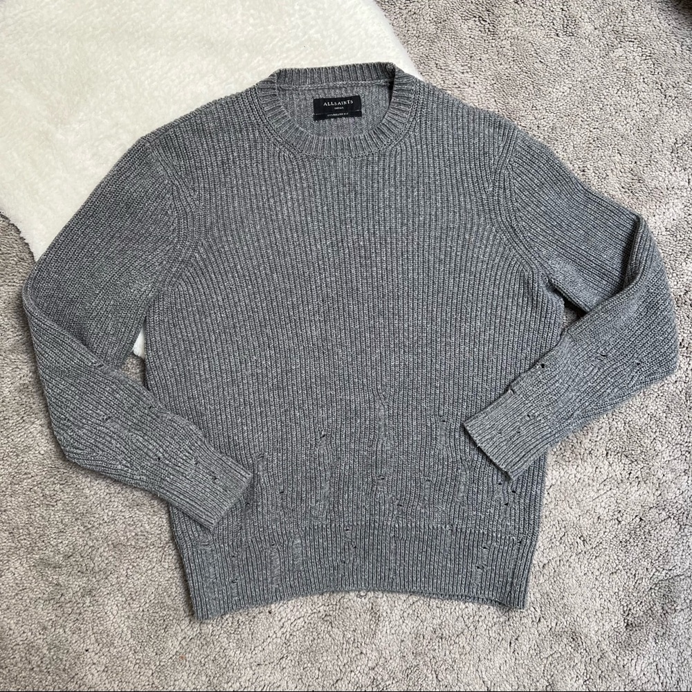 All Saints Distressed Sweater Size Small - Picture 3 of 11